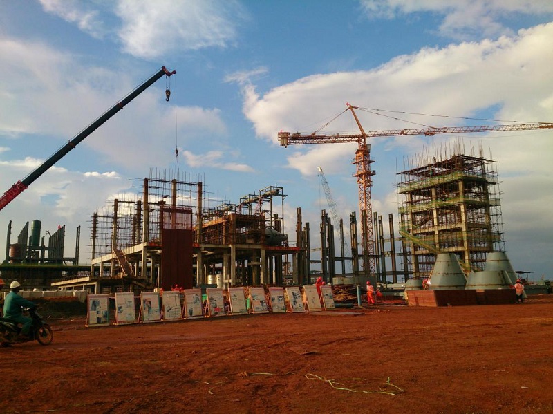 肯达旺干镇工业电解铝炉钢结构项目
